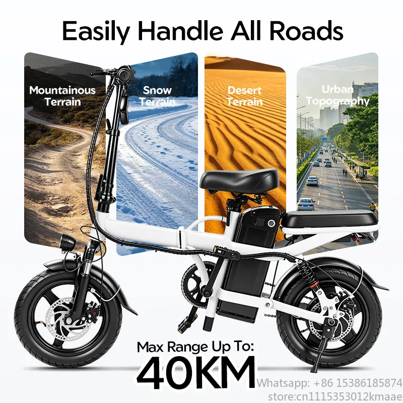 Commuting With Bike - Vequyn Compact Foldable Electric Bike with