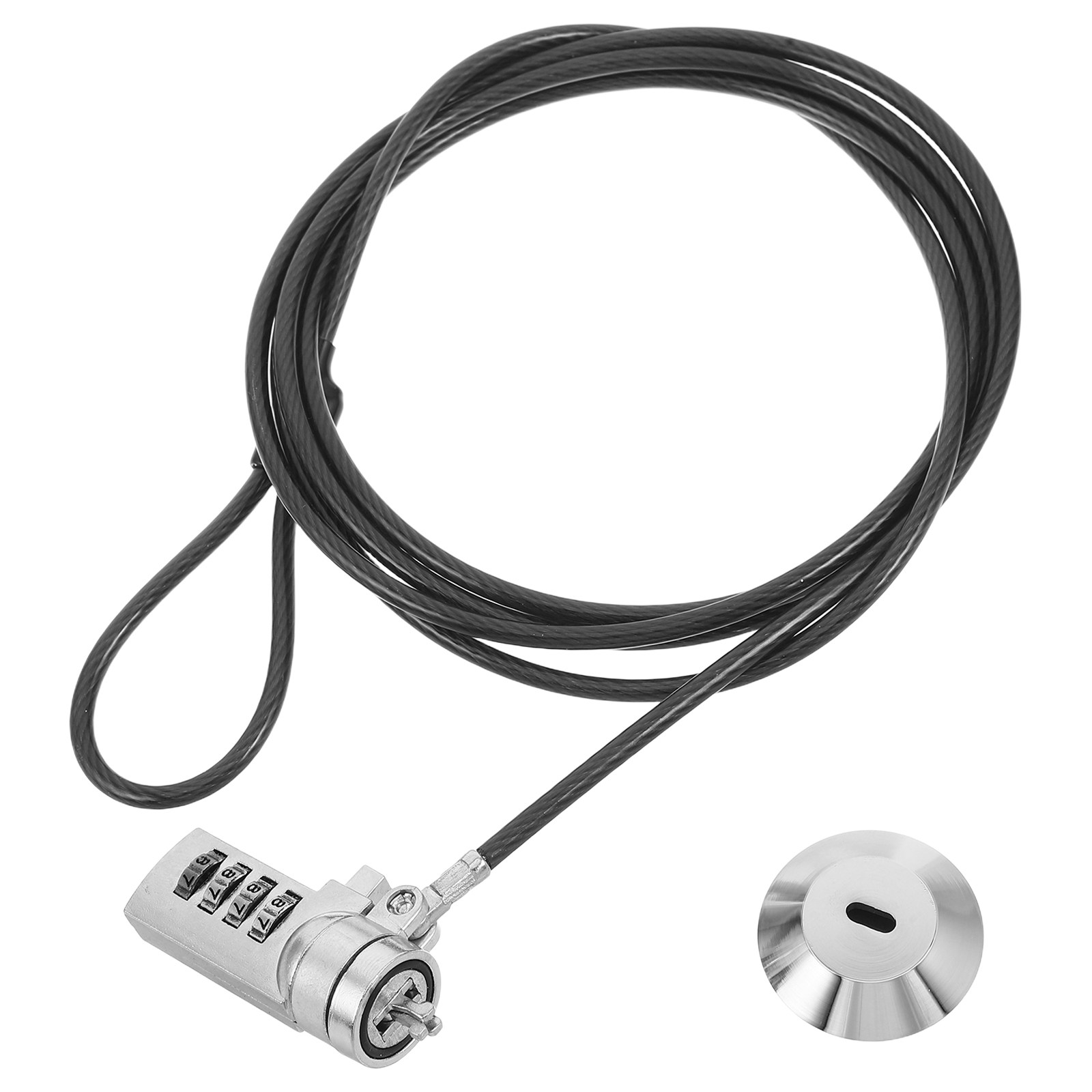 1Set Combination Laptop Lock C - đánh giá và giá Cable Lock Flexible