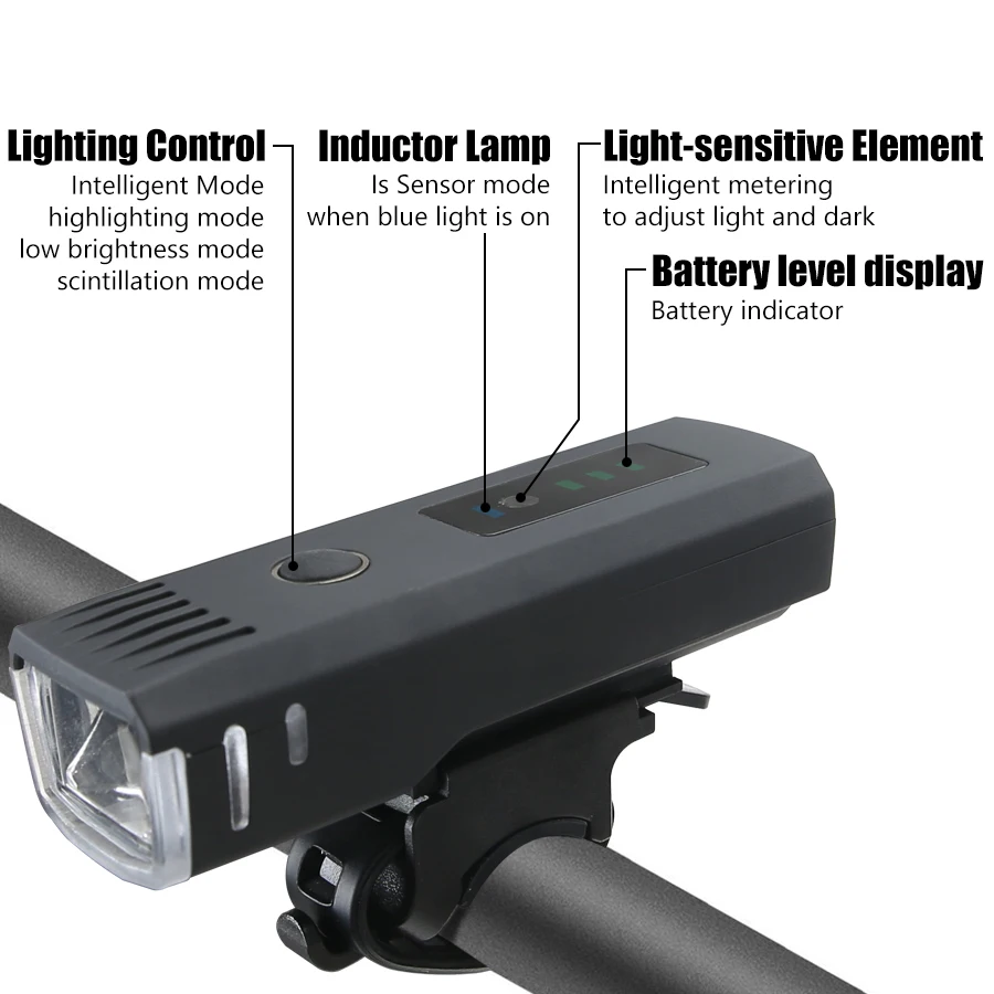 Christmas Bike Light Set USB R - đánh giá và giá Bike Light Front Rear
